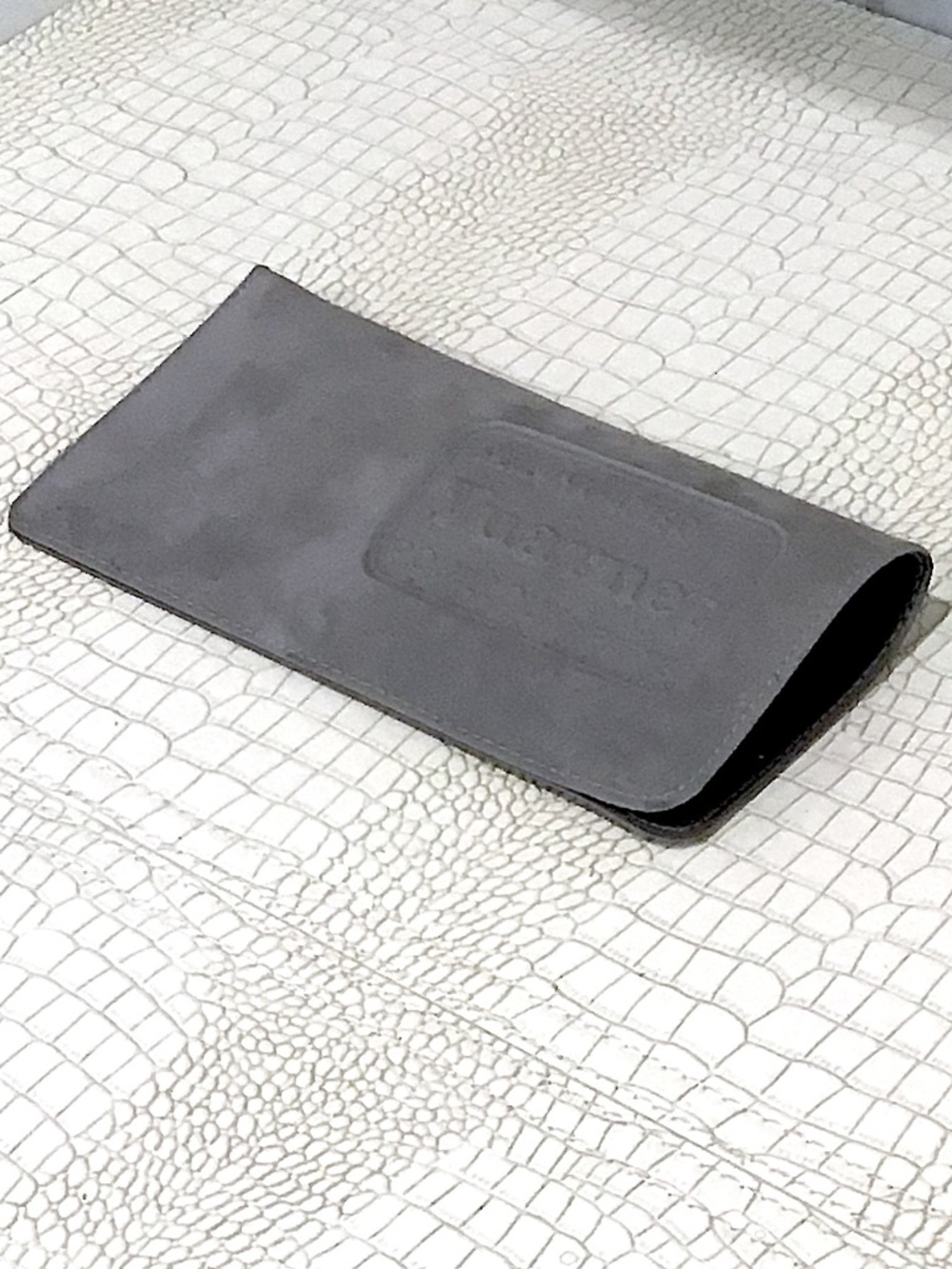 Rare VTG 70/80's Vuarnet Skilynx Acier Pouilloux Paris Sunglass Case Pouch/Grey